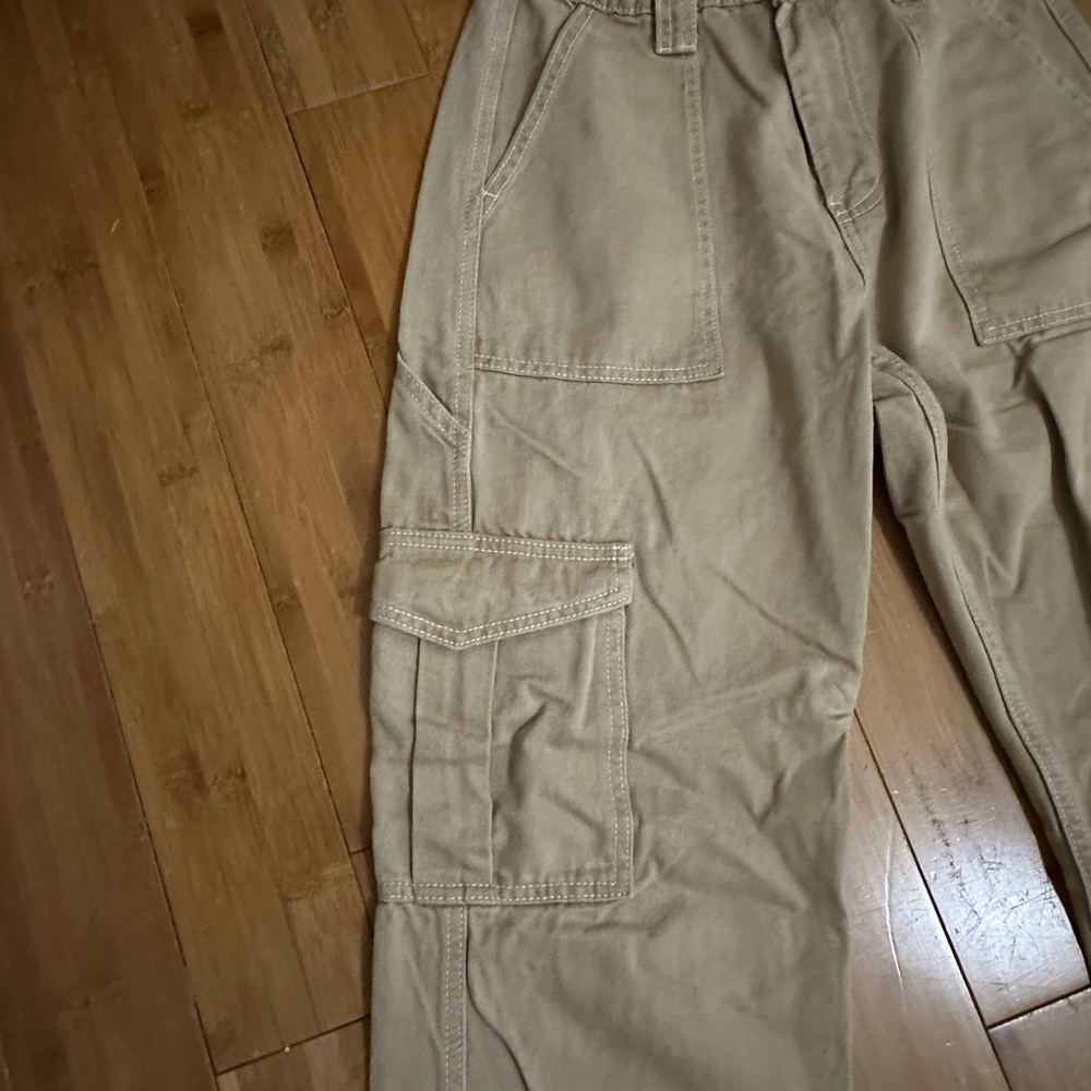 Fashion Nova Light Brown Cargo Pants